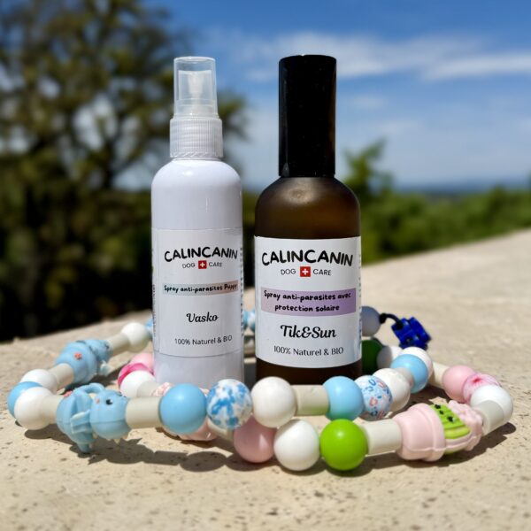 Box anti-parasites : un spray & un collier personnalisable