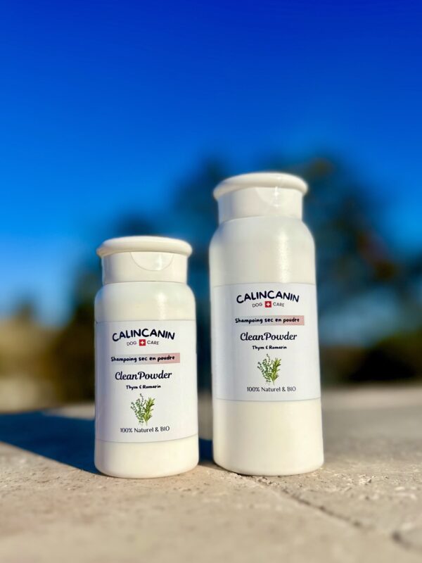 🌾CleanPowder – Shampoing sec en poudre anti-parasites – Thym&Romarin