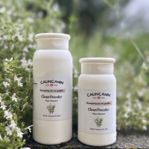 🌾CleanPowder – Shampoing sec en poudre anti-parasites – Thym&Romarin